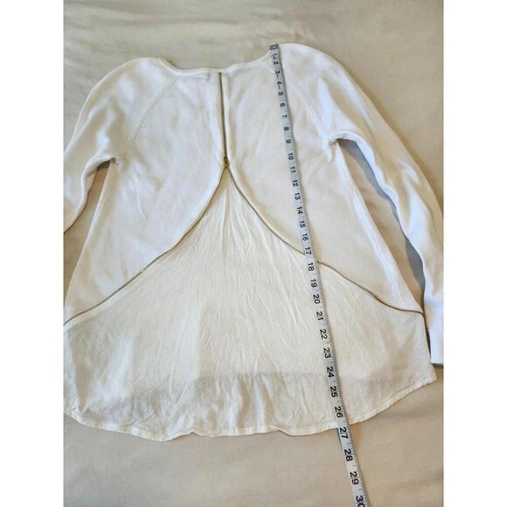 Sogi White Sweater XS 100% Cotton Athleisure Resortwear - Picture 8 of 11